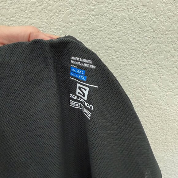 Salomon Agile Black Mesh Lined Athletic Running Shorts 371195 Mens size XXL - Picture 2 of 13